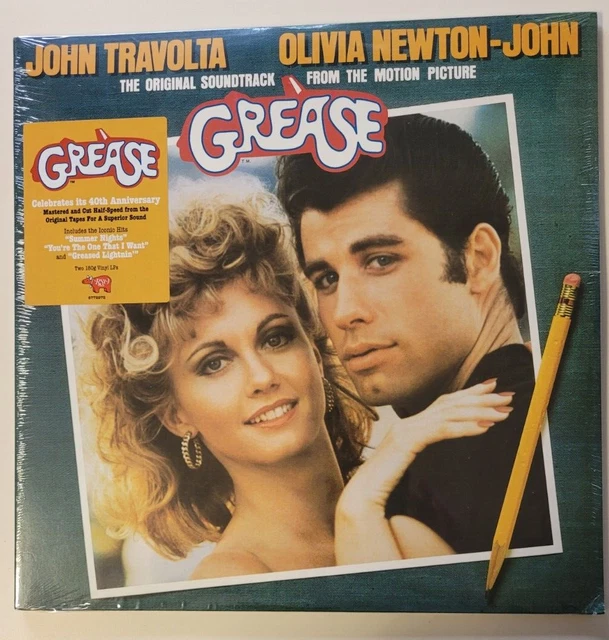 GREASE (40TH ANNIVERSARY) Original Soundtrack (SEALED & NEW)w/minor