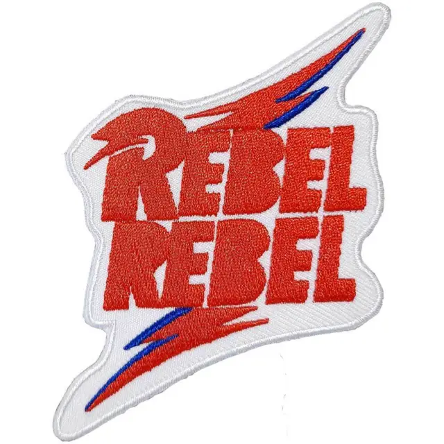 Officially Licensed David Bowie Rebel Iron On Patch- Music Rock Patches M011