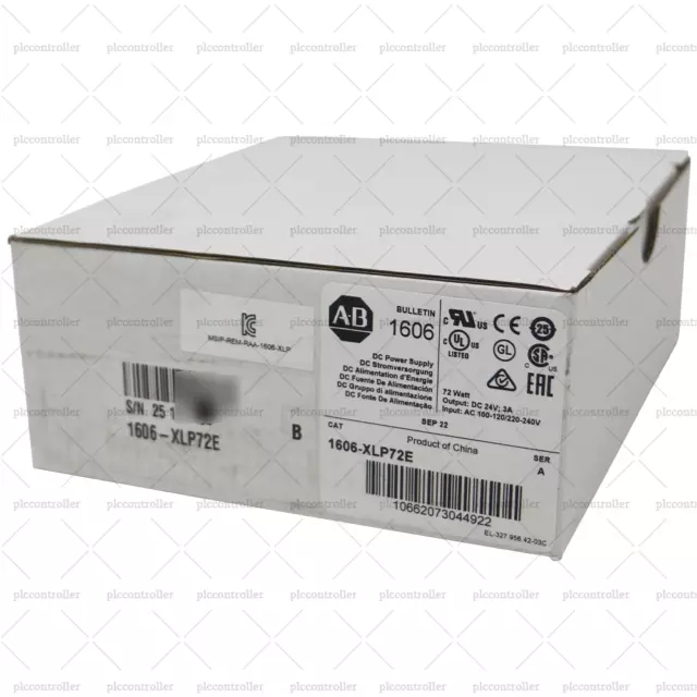 New Allen-Bradley 1606-XLP72E Power Supply XLP 72 W