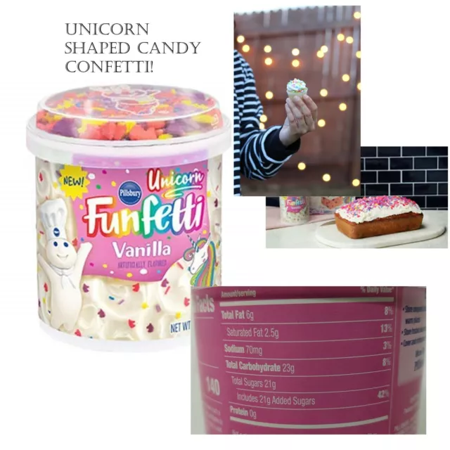 PILLSBURY GLUTEN FREE Cake Mix and Betty Crocker Funfetti Frosting £17.