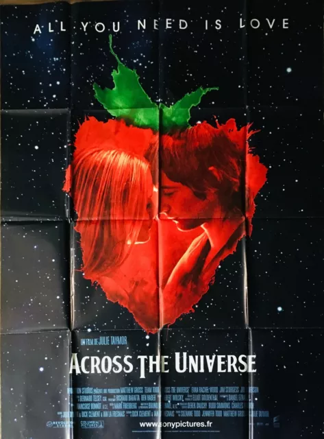 Affiche cinéma ACROSS THE UNIVERSE 120x160cm Poster / THE BEATLES / Jim Sturgess