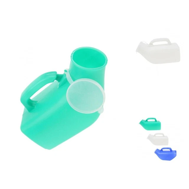 1000 ml embudo urinario de pie impermeable práctico para hombres mayores urinario
