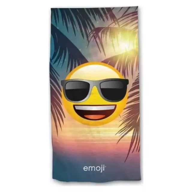 Serviette Drap De Plage, Piscine Microfibres émoji Smiley