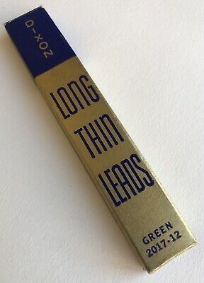 Vintage DIXON 1.1mm GREEN Mechanical Pencil Lead NOS 12pk Sleeve USA