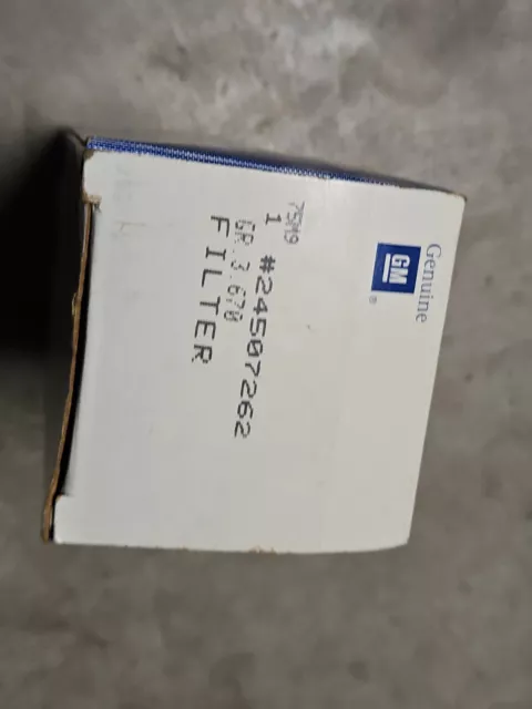 NOS GM 24507262 Air Injection Pump Filter For 96 Monte Carlo 3.4L-A1 Secondary