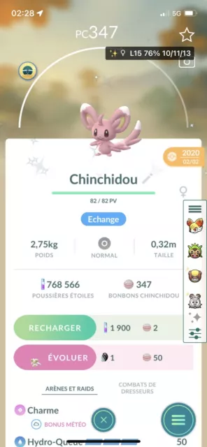 Pokemon Go / ✨shiny Minccino✨ / Read Full Description