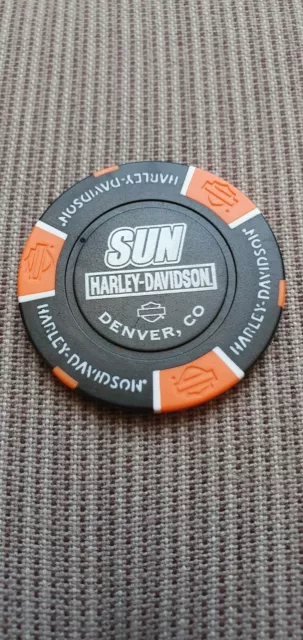 "1 originaler Harley Davidson Pokerchips " SUN"
