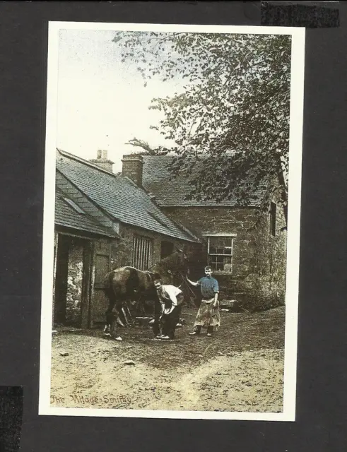 Nostalgia Postcard The Village Smithy 1900's