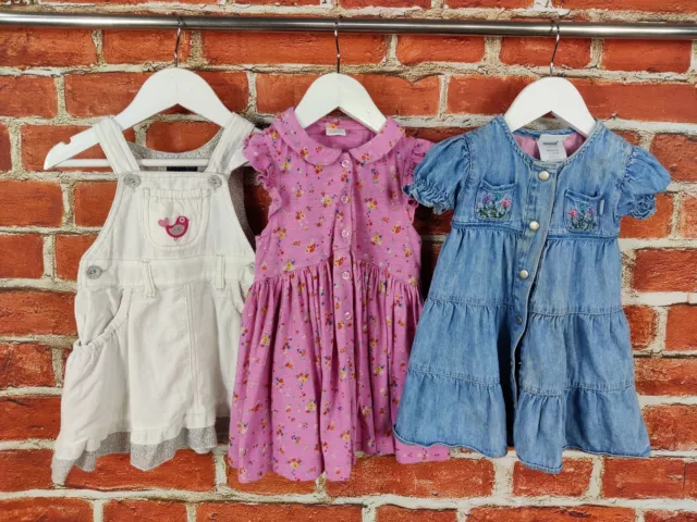 BABY GIRL BUNDLE AGE 12-18 MONTHS NEXT OSH KOSH etc DRESS SET DENIM CORD 86CM