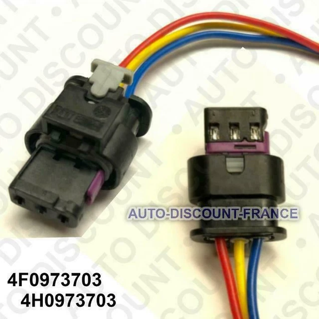 Connecteur Prise Fiche Pour Capteur De Recul VW, Audi, Seat, Skoda, BMW - Neuf