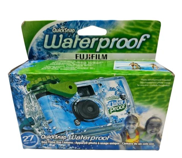 Cámara desechable Fujifilm QuickSnap impermeable 800 35 mm caducidad 02/2024
