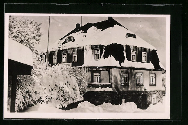 AK Neudorf i. Erzgeb., Hotel Dierenstraße
