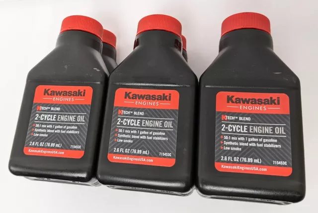 Kawasaki 99969-6082 KTECH 2-Cycle Oil 6pk - 2.6oz