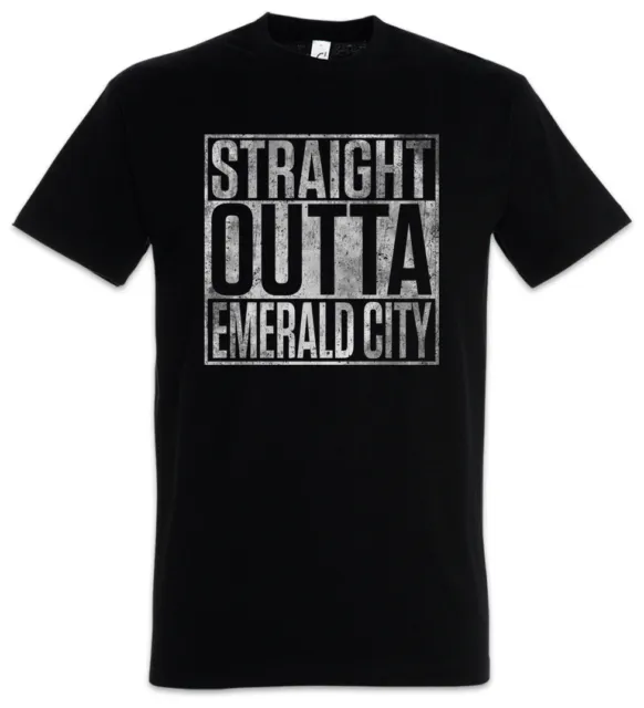 Straight Outta Emerald City T-Shirt The Wizard Der Zauberer vpm Of Os OZ Fun