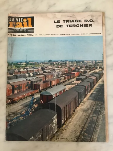 Ancienne REVUE chemins de fer LA VIE DU RAIL N°1060 Septembre 1966