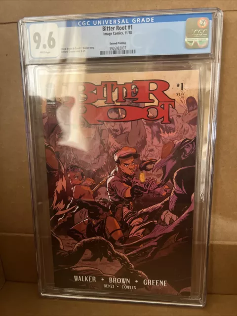 Bitter Root #1 2nd ptg CGC 9.8 Image Comics Optioned! LOW PRINT VERY RARE