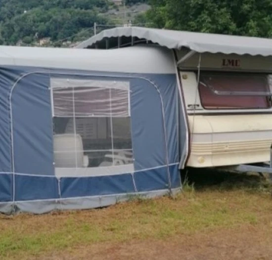 Dorema Vorzelt für Wohnwagen z.B. Münsterland 430K Umlaufmaß ca. 830cm Gestänge
