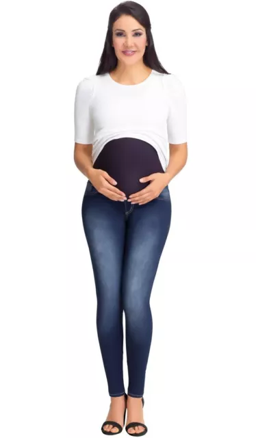 WOMEN FASHION MATERNITY Stretch Belly Support Comfort Panel Rise