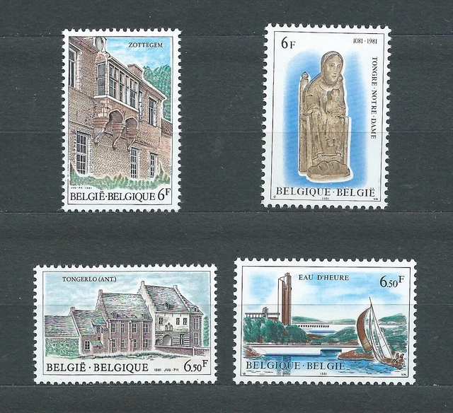 BELGIË BELGIQUE - 1981 YT 2010 à 2013 - TIMBRES NEUFS** MNH LUXE