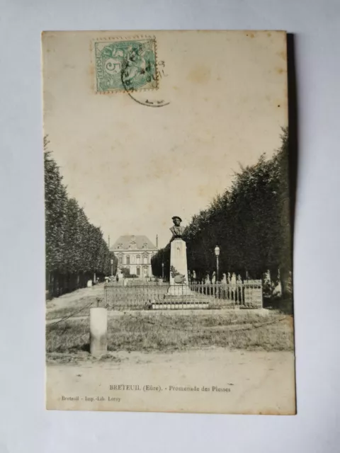 CPA 27 BRETEUIL - Promenade des Plesses