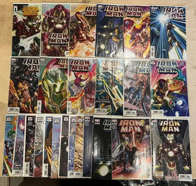 Iron Man (2020) #1-25 Complete Set Cantwell Alex Ross