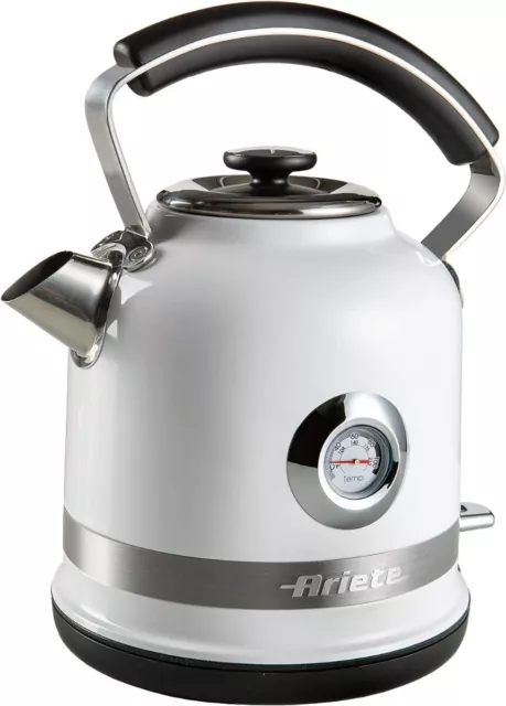 Ariete 2854 Moderna Jug Kettle Cordless Electric 1.7 Litre 3000W White