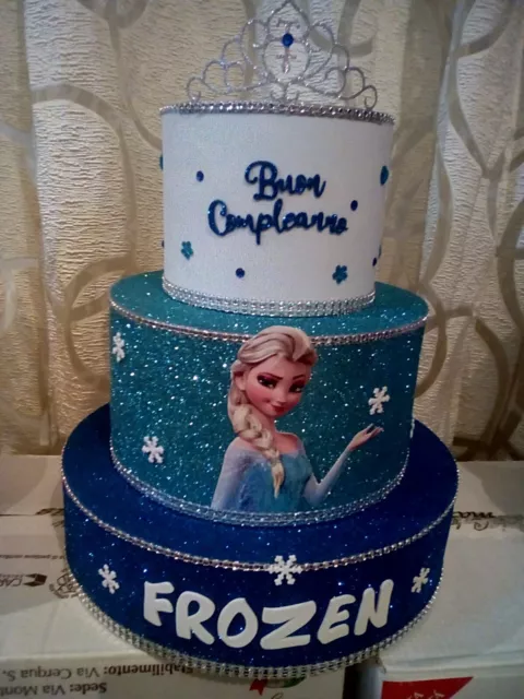 Torta finta Frozen