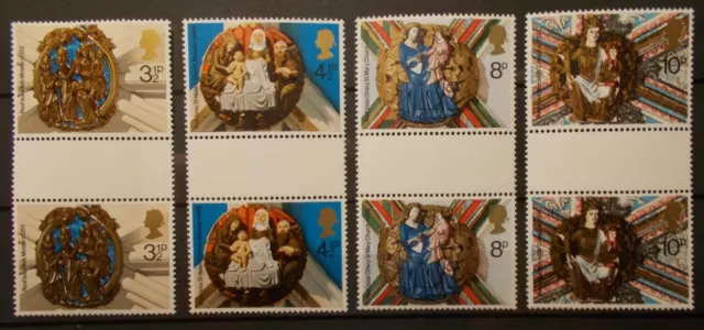 2  x GB 1974 Commemorative Stamps~Christmas~Unmounted Mint Sets~UK Seller