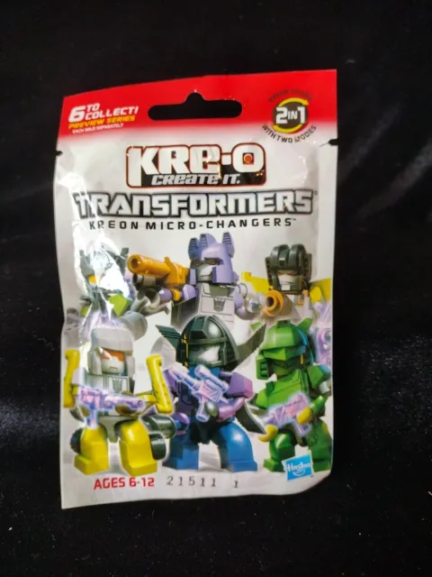 KRE-O Create It Transformers Kreon Micro Changers Figure Hasbro Blind Bag