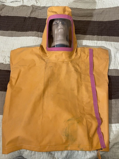 USSR full head chemical protection sleeveless shirt jacket cape Soviet Original