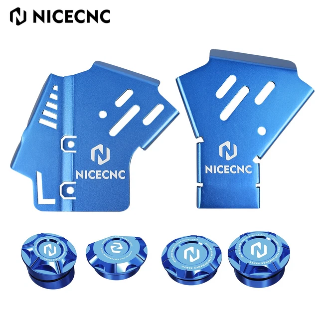 NICECNC LEFT RIGHT Frame Guards Cover Hole Plugs Cap For Yamaha YZ250