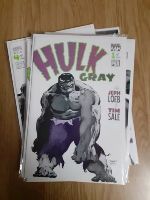 Marvel Comics - Hulk Gray By Jeph Loeb & Tim Sale - Nm / Bag & Boarded