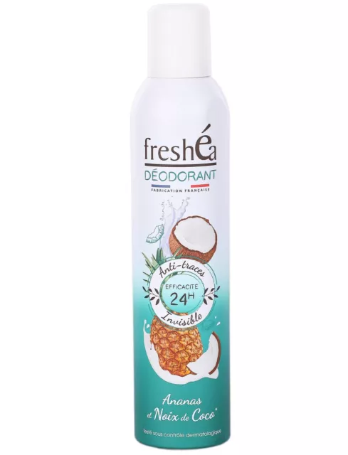 *lot de 4* Déodorant ananas coco Freshéa 300ml