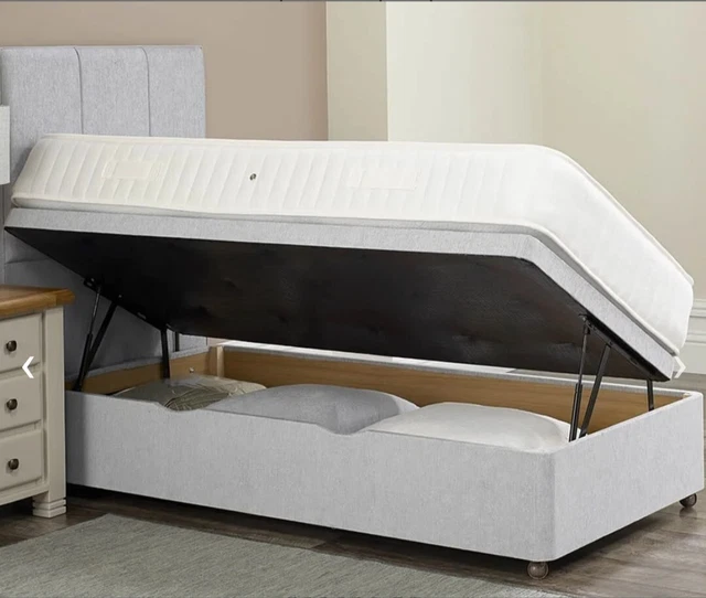 OTTOMAN STORAGE BED Single side access £145.00 PicClick UK