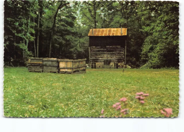 Tobacco Barn Pittsylvania County Virginia VA Cont Postcard Vtg Posted 1981