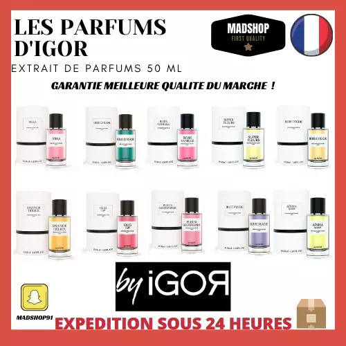 LES PARFUMS D'iGOR BOIS SENTEUR D'ARGENT (CORTEGE ROYAL) 50ML EXTRAIT DE PARFUMS 2