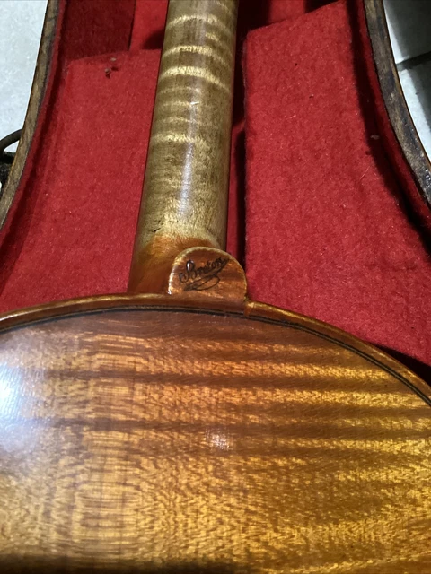 Antique FRENCH Violin violon LABELLED F BRETON A MIRECOURT