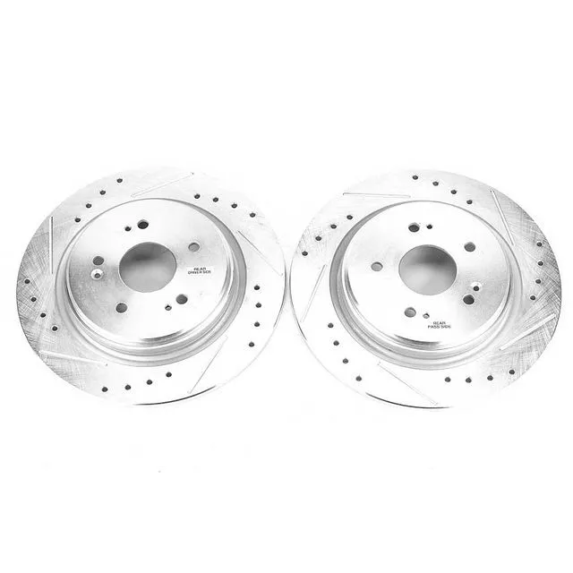 PowerStop for 15-19 Acura TLX Rear Evolution Drilled & Slotted Rotors - Pair