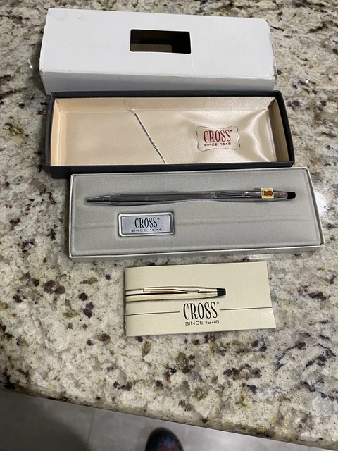 VINTAGE CROSS PEN Chrome 3502 Glen Abbey Golf Club 1986 Canadian Open