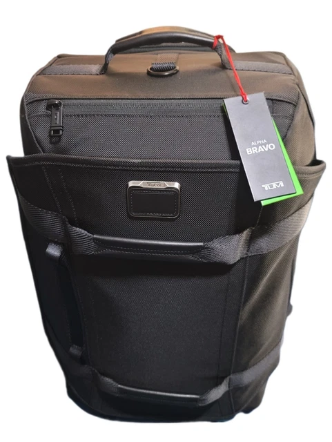 Tumi Alpha Bravo International 2 Wheel Duffle Backpack Carry On New W/ Tags