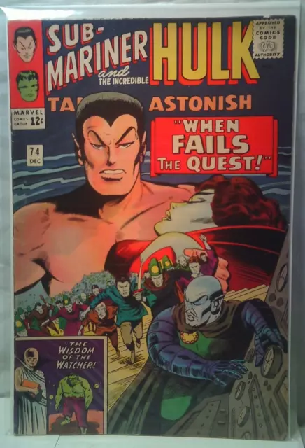 Tales to Astonish Sub-Mariner and The Incredible Hulk  Marvel Comics 74