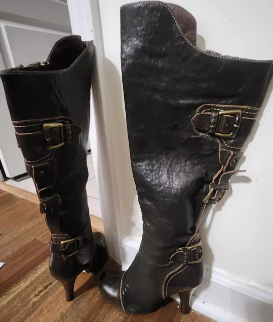 Casadei Vintage Rare Women's Brown Boots size 37 3