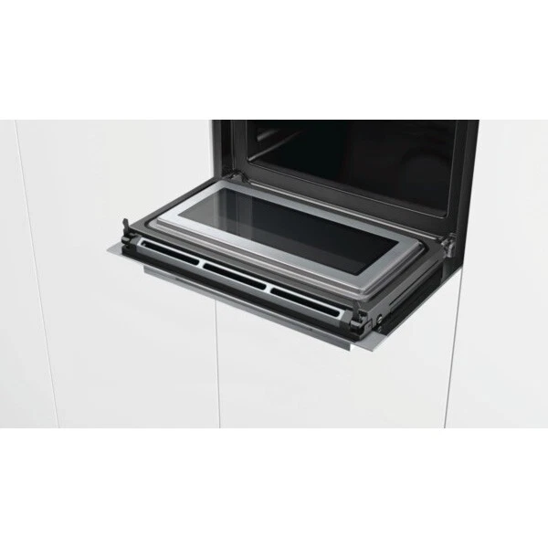Siemens Four combiné mo intégrable 45l pyrolyse inox/noir 2