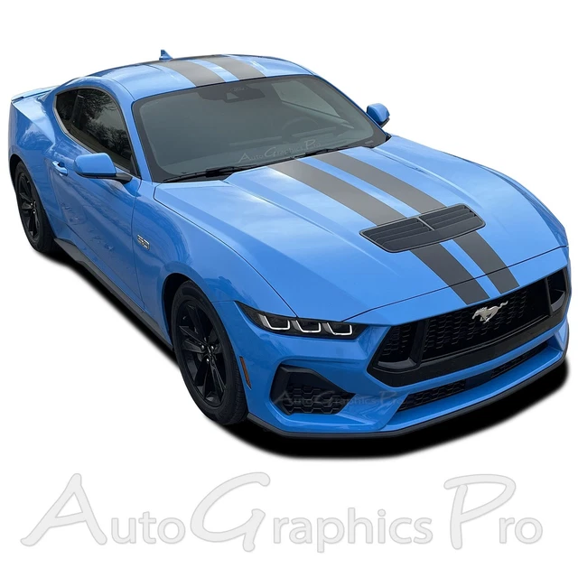 2024 2025 FORD Mustang GT Racing Stripes PREMIUM GT RALLY Graphics Hood