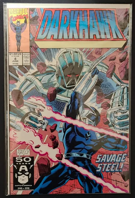 DARKHAWK Vol.1 # 4 June 1991 (Marvel Comics) 🍒
