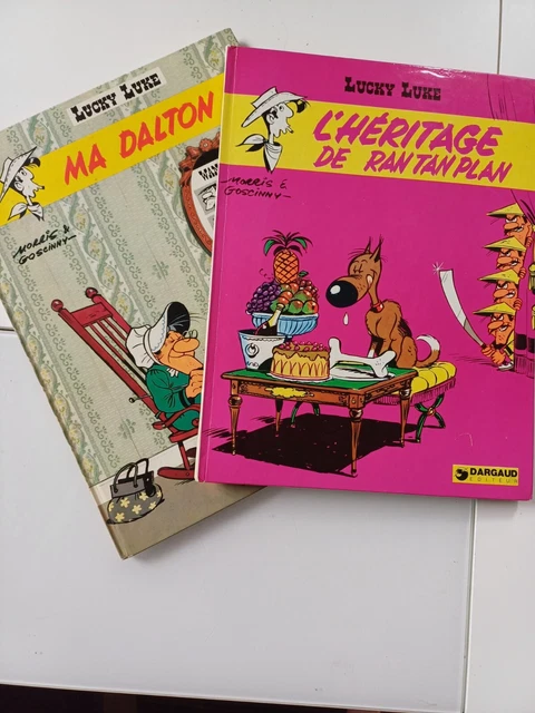 Figurine vintage pvc Dargaud Morris 1984 Lucky Luke Dalton 10 cm