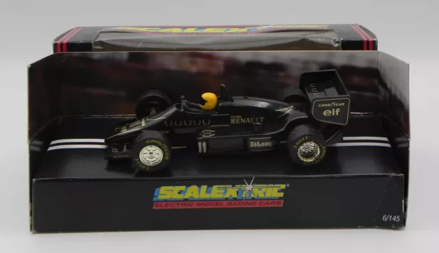 Scalextric Lotus Renault turbo 98T F1 slot car 1:32 Ref. C425 SCX MIB