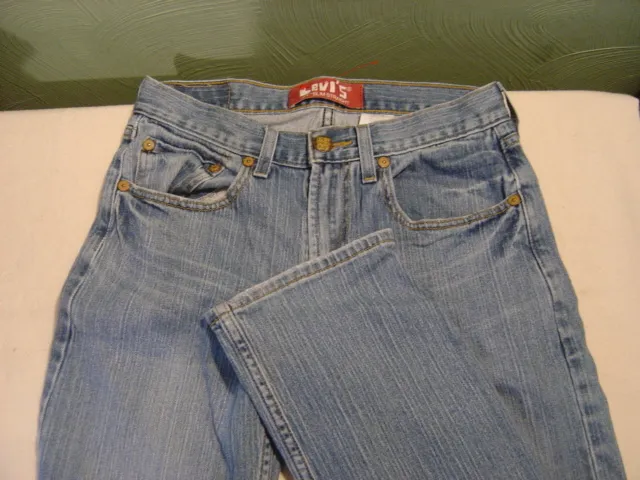 Bambini Levi's Medio Lavare Slim Fit Jeans Taglia 16M 28x28