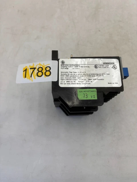 General Electric CR324CXHS Overload Relay - 13 To 27 Amps, New