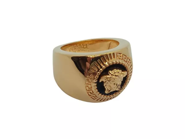 Greek Line Enamel Ring - D41O Rings | Versace jewelry, Mens rings fashion,  Mens designer jewelry